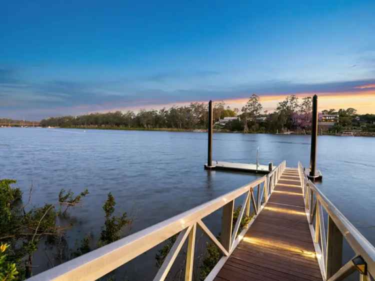 Palatial riverfront entertainer on 3,553sqm block