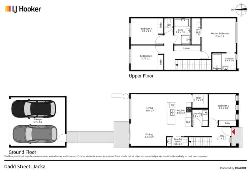 Buy double storey house in Jacka with modern features and energy efficiency
