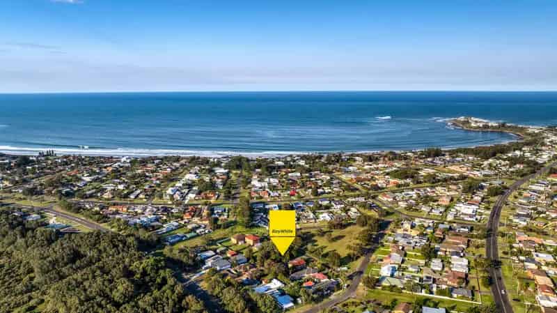 Development site by the sea.