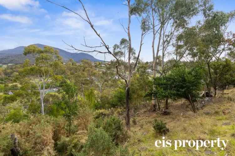 Buy land for dream home in Lenah Valley near Hobart with stunning views