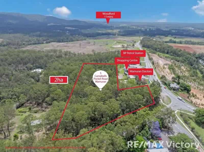 Buy rural property in Wamuran with 4 bedrooms and development potential