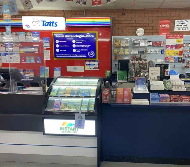 Tatts Lotto & Newsagency With Freehold Property Near Horsham