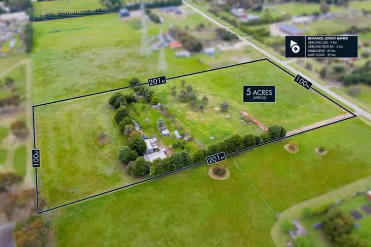 5 acres of premium land to build your dream home.