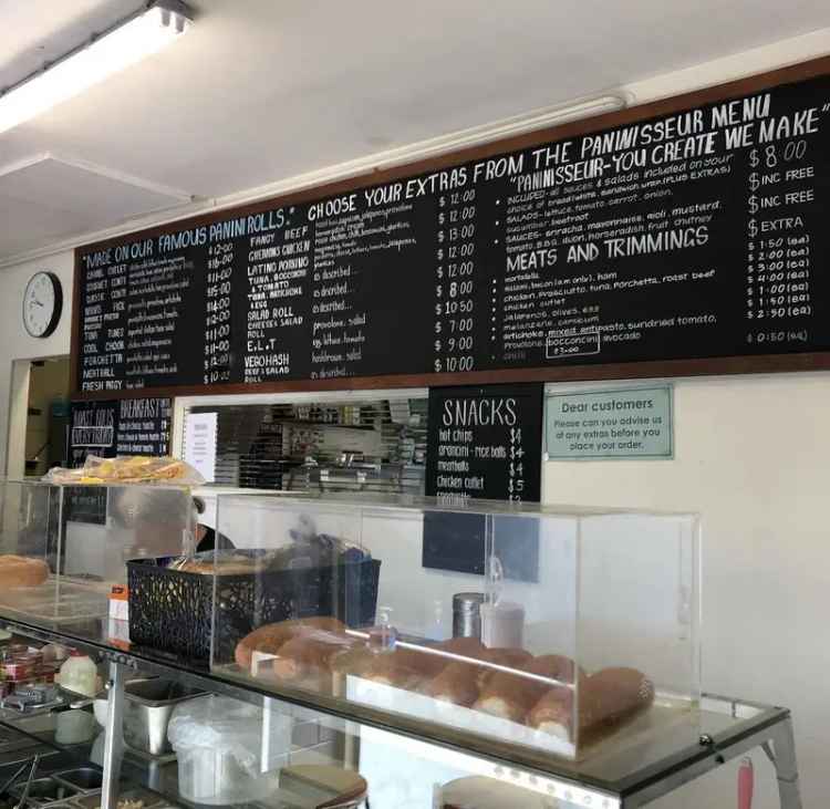 LUNCH BAR WITH A CULT CONTINENTAL LOVER ROLL FOLLOWING