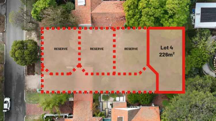 Vacant Land (Residential) For Sale - Nedlands WA 6009