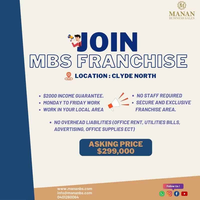 Franchise For Sale Business Opportunity Clyde North