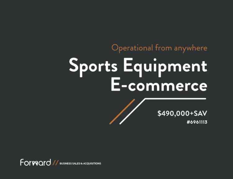 Sports Equipment E-Commerce Supplier