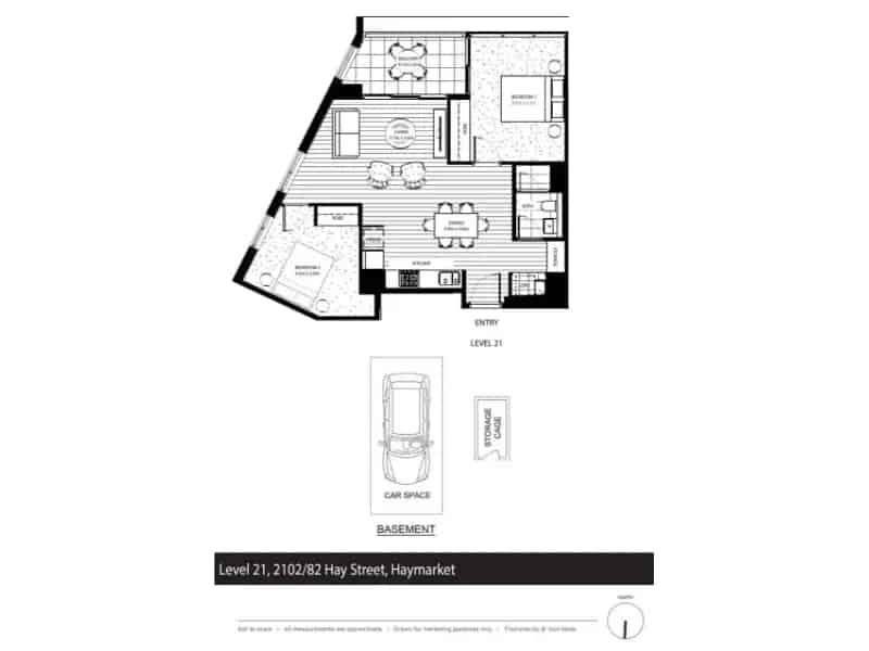 Luxury 2 Bedrooms Apartment E In The Heart Of Haymarket 
*** Fully Furnished， Bills Not Included ***