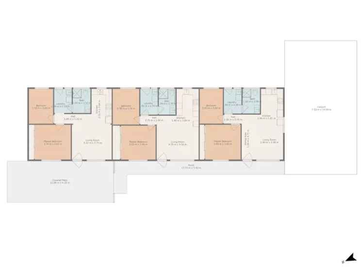 GREAT INVESTMENT OPPORTUNITY, 3 x 2 BEDROOMS STRATA TITLED UNITS IN CENTRAL LOCATION