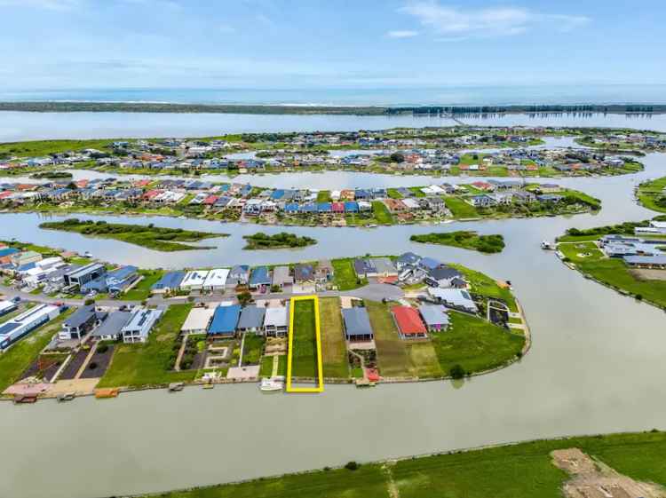 North Facing Waterfront Land for Sale in Coorong Quays