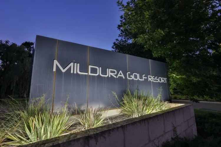 Buy Land in Mildura Golf Resort with Stunning Park Views