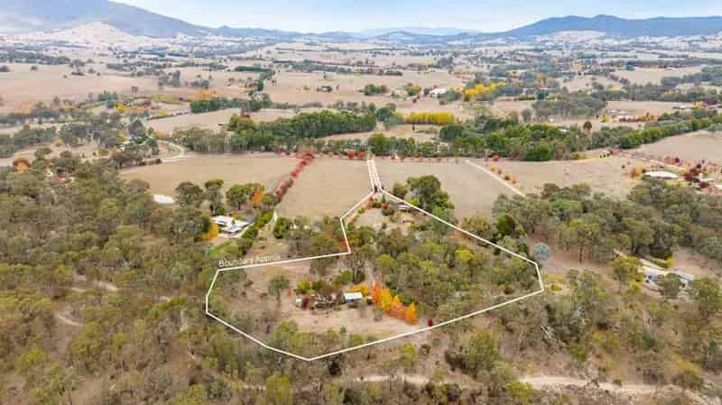 Buy rural property in Yackandandah with two dwellings and stunning views