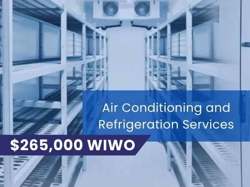Buy Air Conditioning and Refrigeration Services Newcastle Established Business