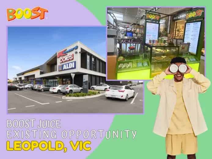 Buy Existing Store at Gateway Plaza Leopold Vic Featuring Boost Juice