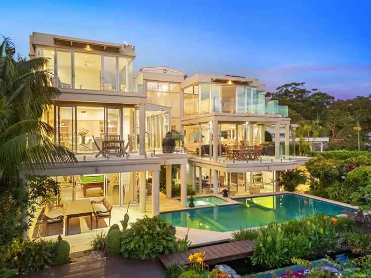 Resort-style grandeur and world class Middle Harbour views