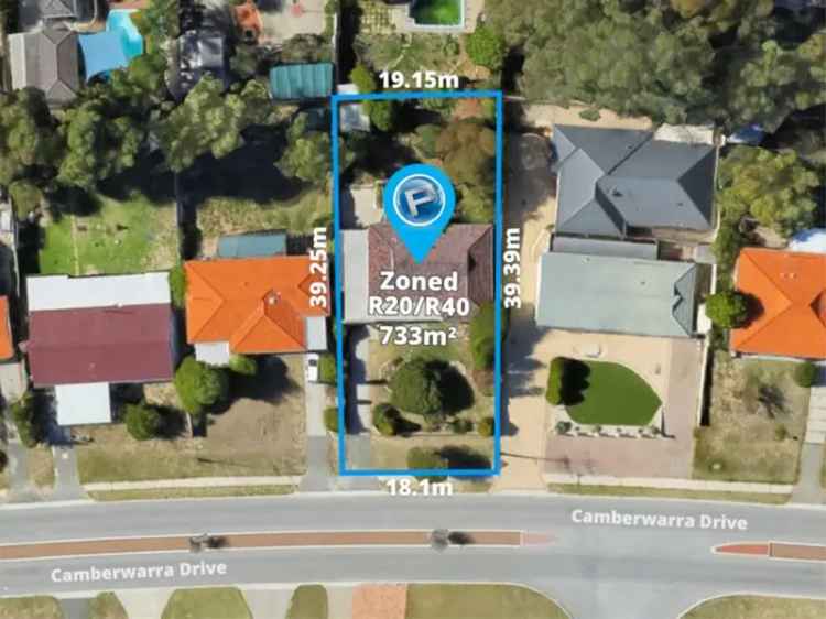 Craigie 4 Bed 1 Bath Home 733sqm R20 R40 Zoned Block