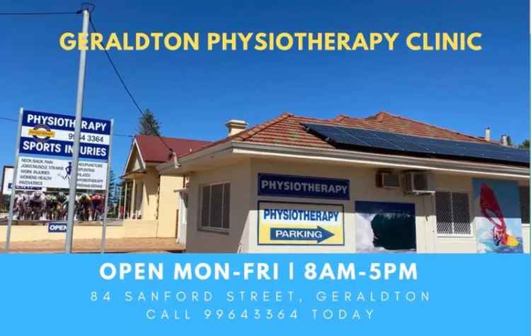 Geraldton Physiotherapy Clinic For Sale - Established Practice