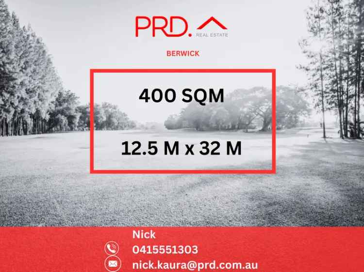 400sqm Lot in Minta Estate Berwick - House & Land Package Available