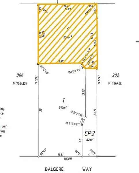 For Sale Rear Block in Carey Park with Private Access