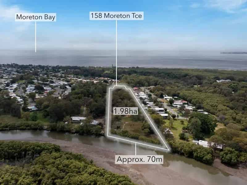 Building opportunity vacant land rural property in Beachmere with water access