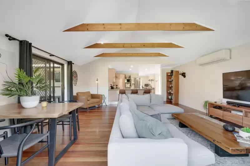 Spacious Open Plan Family Home With Massive Shed Backing Onto Quiet Bush Reserve