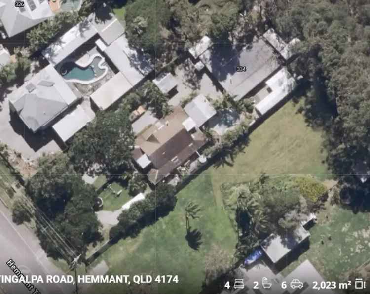 Hemmant House For Sale 2023sqm Dual Living 8 Bay Shed Pool