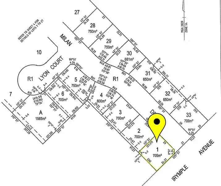 Buy Land in Irymple Park Estate with Spacious 705m2 Allotment