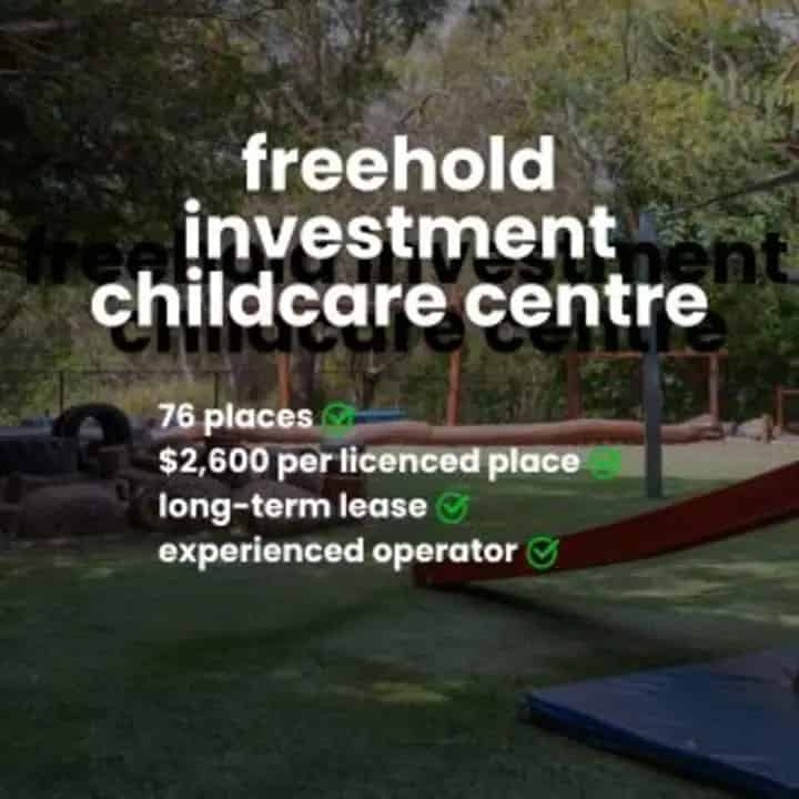 Freehold Childcare Centre Investment Opportunity