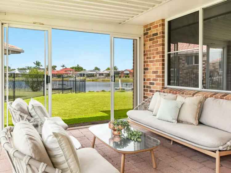 Buy waterfront house in Ballina Quays with three bedrooms and entertaining area