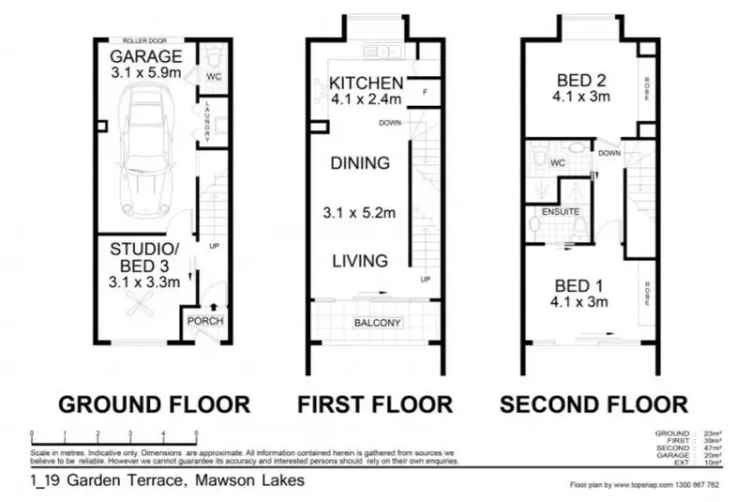 Mawson Lakes Townhouse For Lease Two Bedrooms Ensuite Modern Amenities