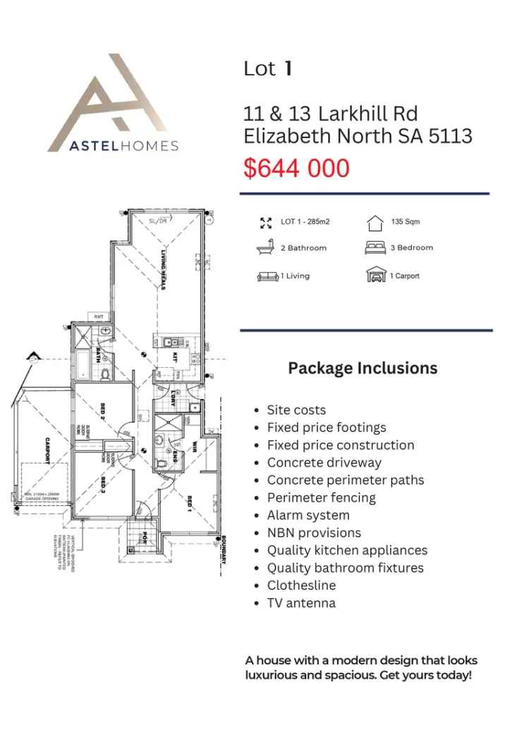 House & Land Packages $644,000 to $669,000 - ONLY 4 ALLOTMENTS LEFT