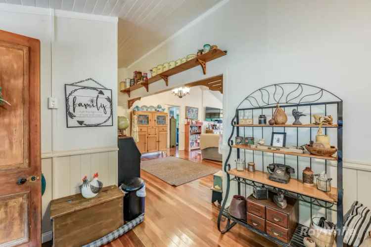 Buy Queenslander Home in Gin Gin with 4 Acres and Charming Features