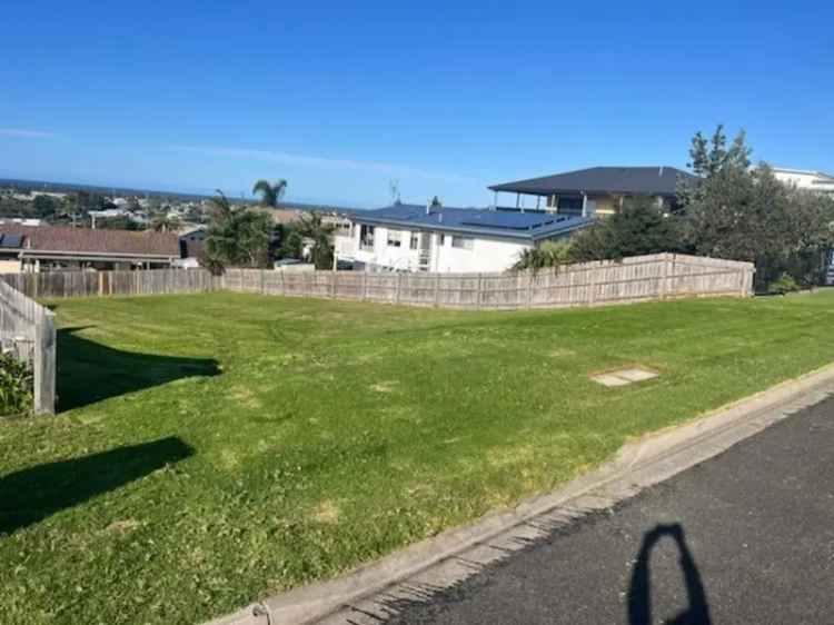 North Facing allotment - Panoramic Ocean Views