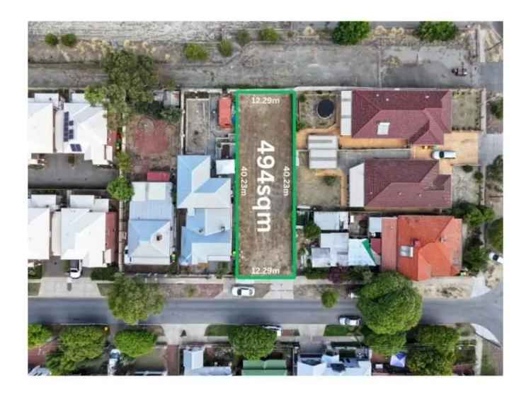 Maylands 494m² Green Title Block R60 Zoning Development Opportunity