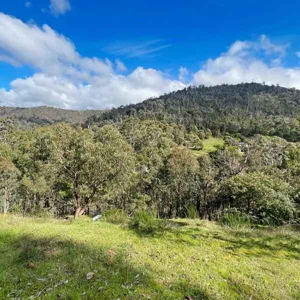 2 acres (8214m2) approx. ( 40m frontage ) - elevated with nice hill outlook