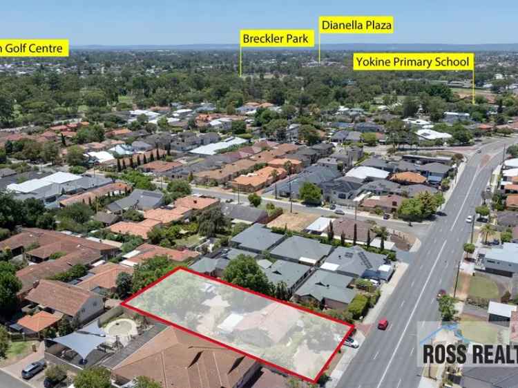 Yokine Development Opportunity 1017sqm R30 Zoned Block