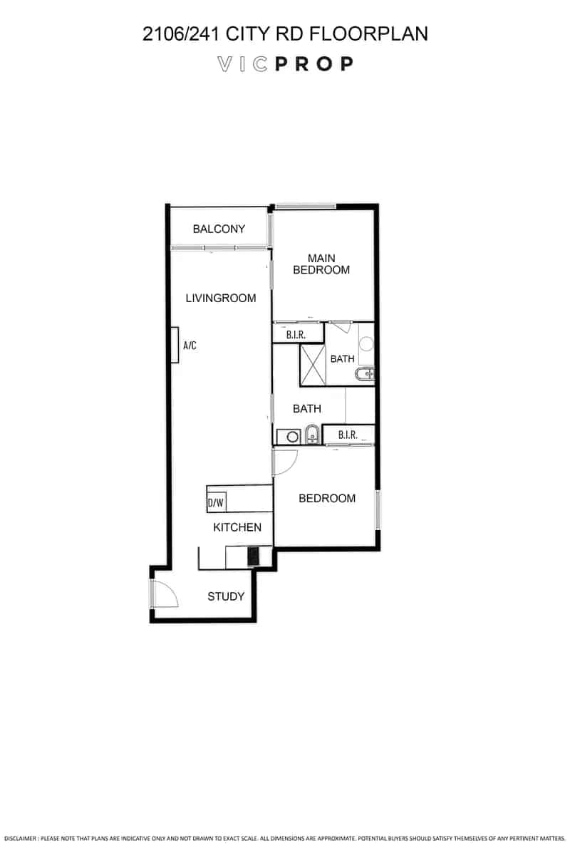 2 rooms apartment of 225 m² in Melbourne