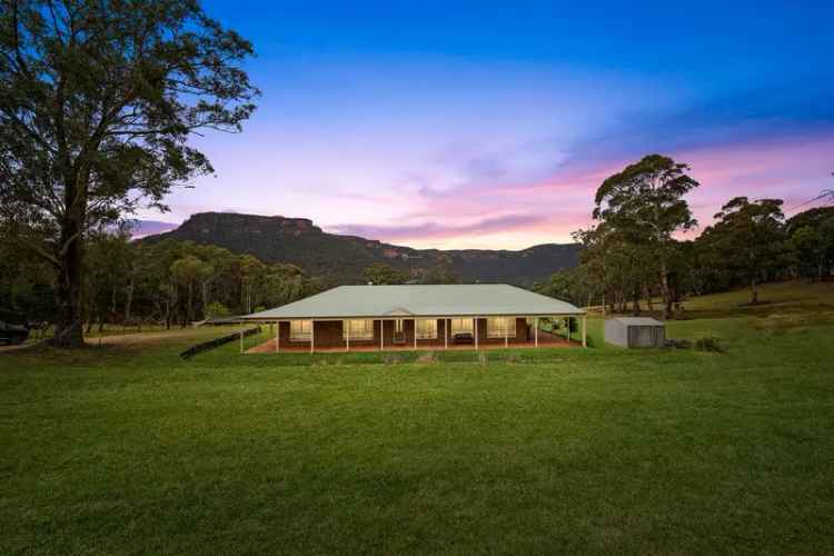 Grum's Place Megalong Valley 25 Acres 4 Bedroom Homestead