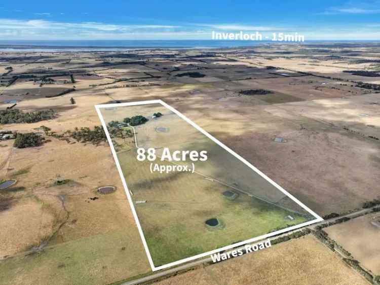 88 Acre Property with 4 Bedroom Home Stunning Views Near Inverloch