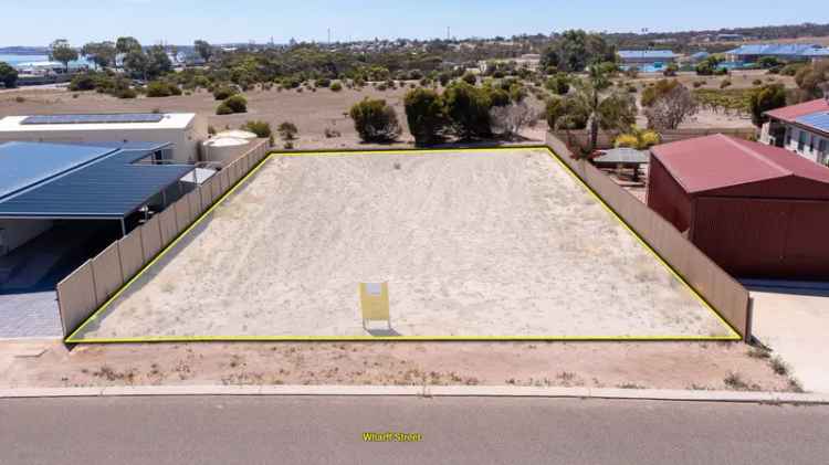 Buy Residential Land in Streaky Bay with Stunning Architectural Potential