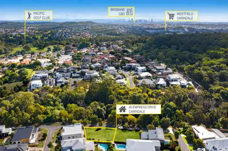 Rare 625m2 vacant block in Carindale