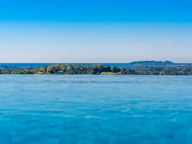 Architectural masterpiece with cinematic Cape Byron views