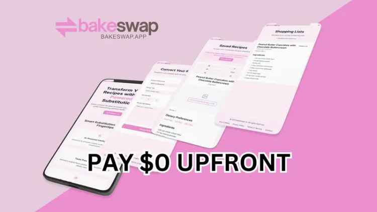 BakeSwap AI Recipe Converter Web App Business for Sale