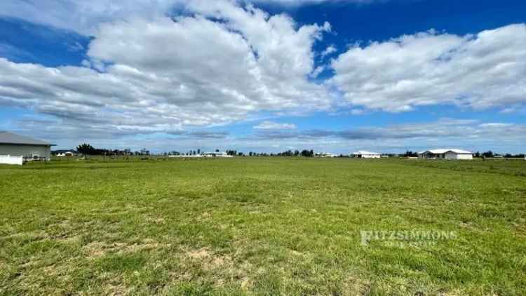 Buy Land in Dalby with Town Water and Underground Power in Prime Estate