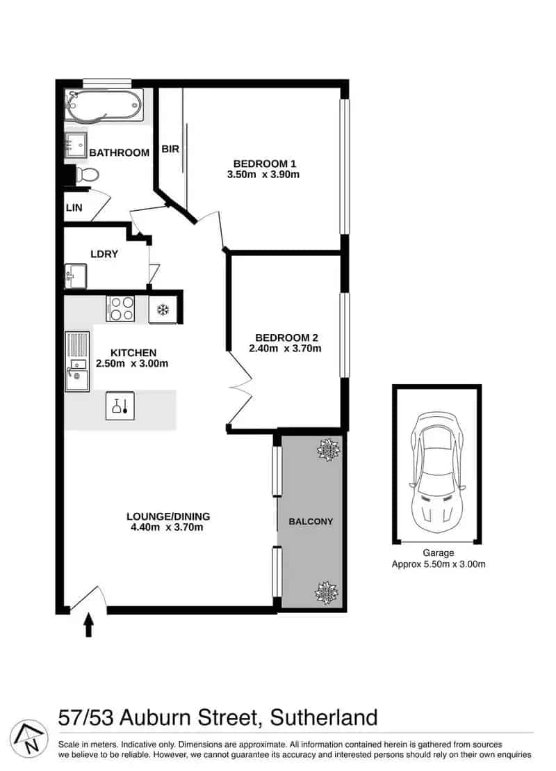 2 rooms apartment of 131 m² in Sydney