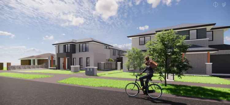 Approved Planning Permit Ready for Five Townhouses