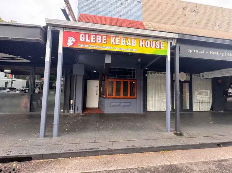 Lease Commercial Property Cafe Restaurant in Glebe NSW with Street Exposure