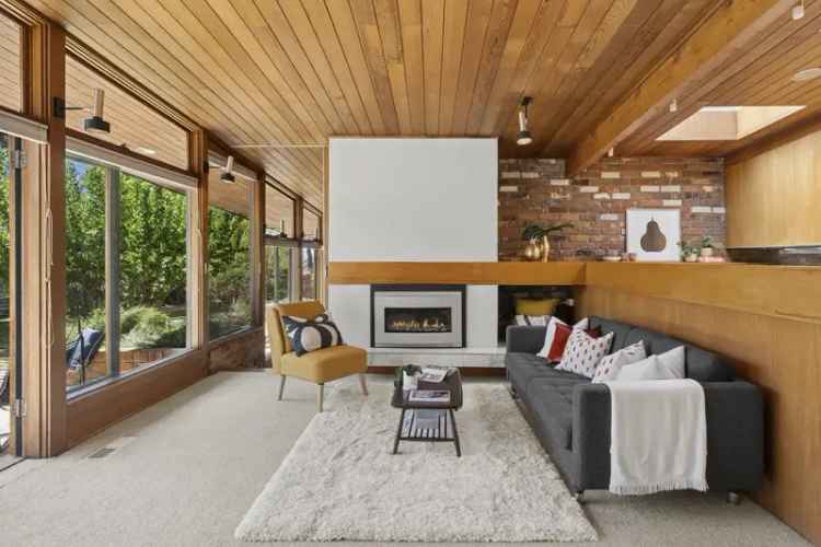 Buy Mid Century Architectural Home in Canberra with Unique Features