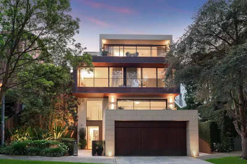 A Stunning Architectural Masterpiece Overlooking  Tree Lined Cooper Park