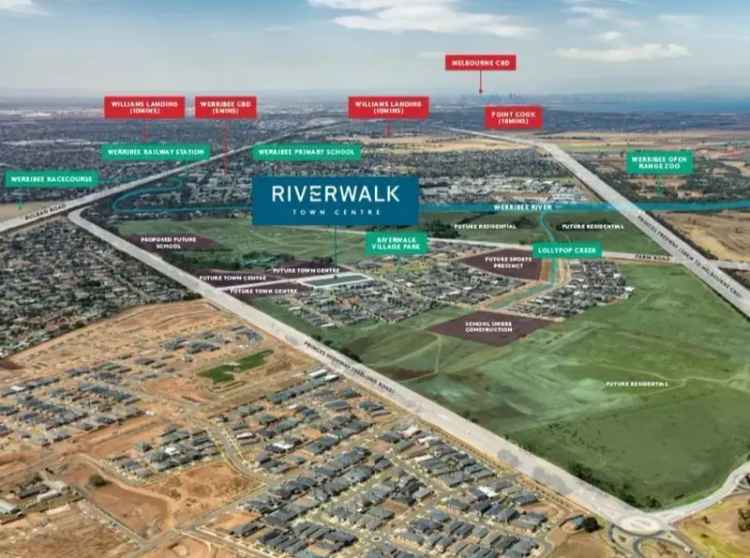 Buy Land in Werribee Riverwalk Estate with Prime Features